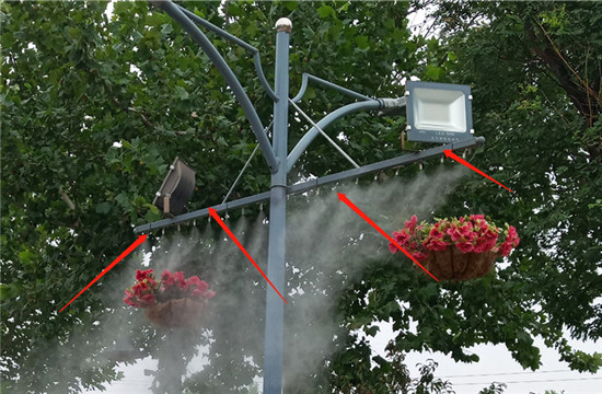 燈桿噴霧（高壓噴霧）